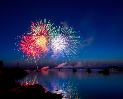 Feuerwerk PHP5 Hintergrundbild