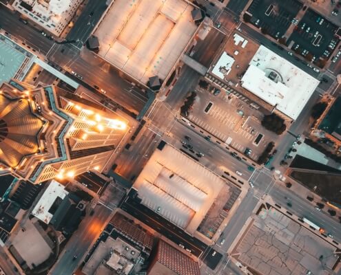 Smart City Hintergrundbild